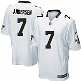 Nike Men & Women & Youth Saints #7 Morten Andersen White Team Color Game Jersey,baseball caps,new era cap wholesale,wholesale hats